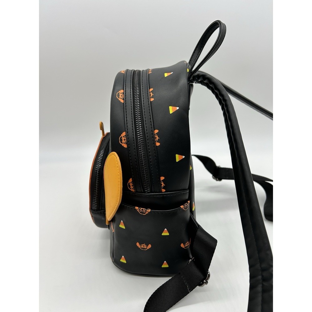 Disney Loungefly Boxlunch Exclusive Stitch Jack-o'-Lantern Pumpkin Mini Backpack - Picture 7 of 13